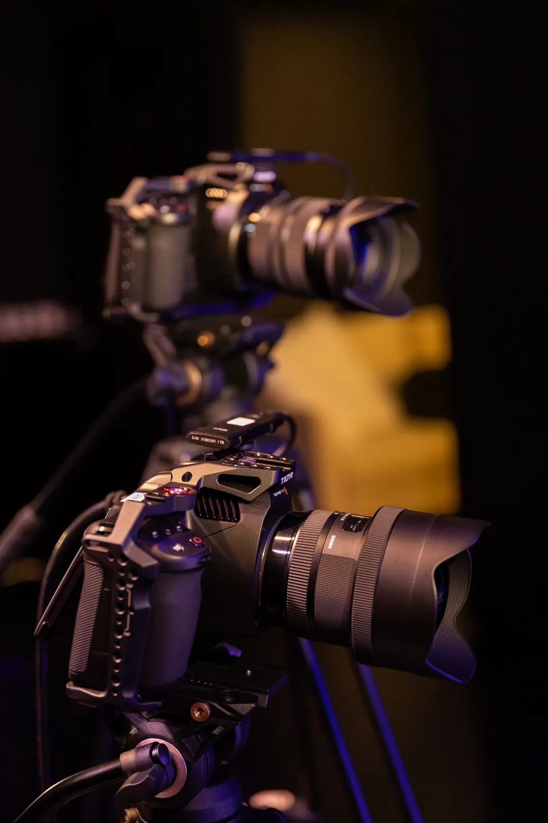 Blackmagic camera production setup at Qool Studio Miami